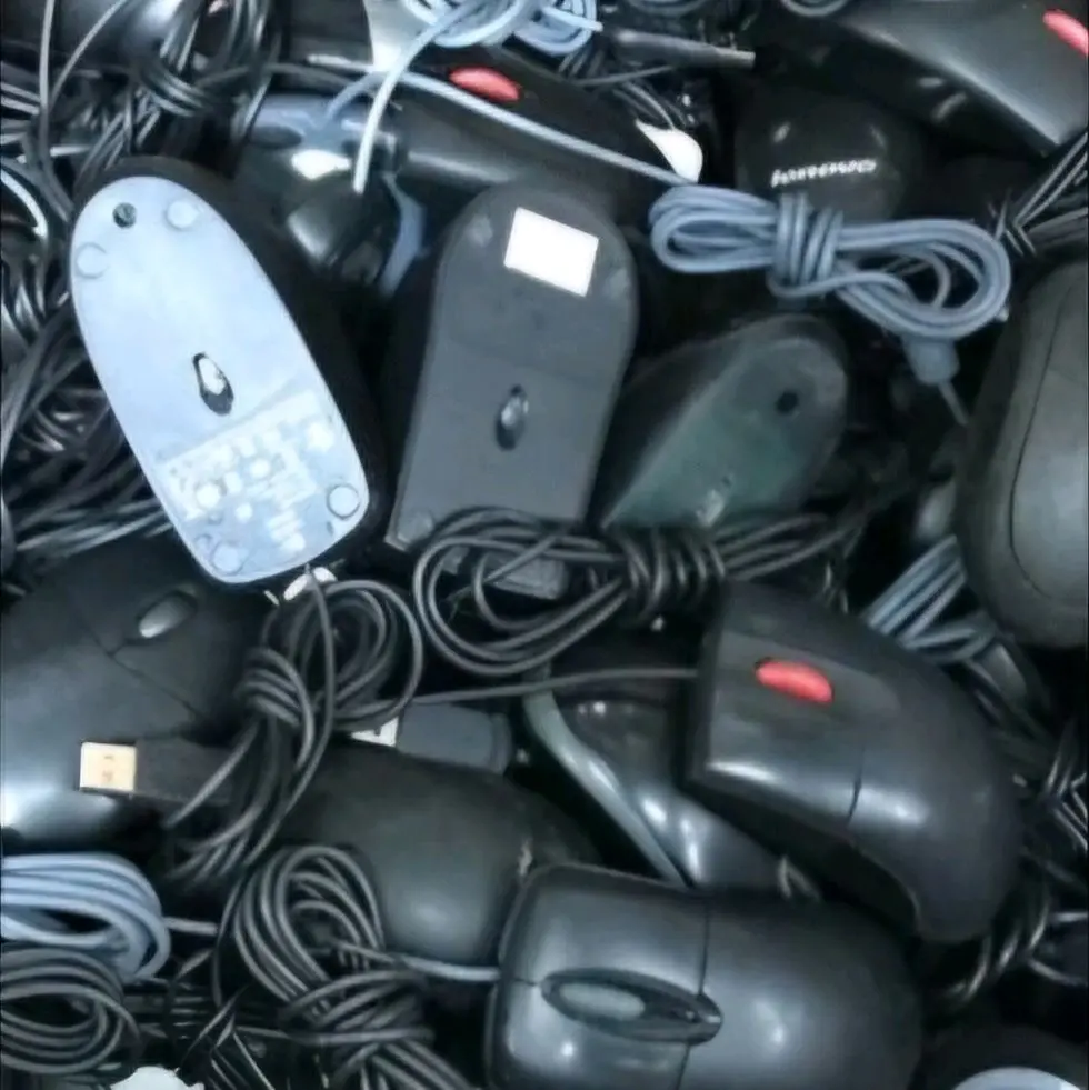 Mouse Lenovo HP Dell Logitech DLL type USB Kabel second untuk Komputer dan Laptop normal siap pakai